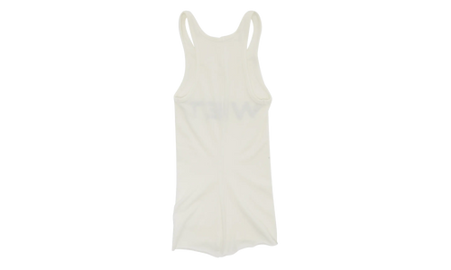 Mowalola Wet Tank Top "White" T303GD PFD